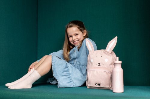 sac maternelle en coton revendeur officiel TRIXIE BABY pour enfant boutique pour enfant saint pierre ILE DE LA REUNION rentrée des classes écoles livraison 974 MRS RABBIT LAPIN