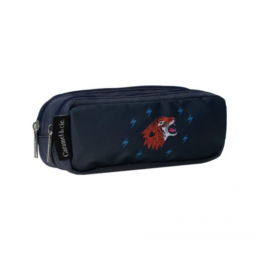 Trousse double TIGRE BLEU