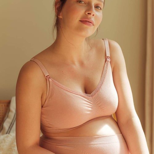 Brassière de grossesse et d’allaitement en Coton Bio ORGANIC ROSE