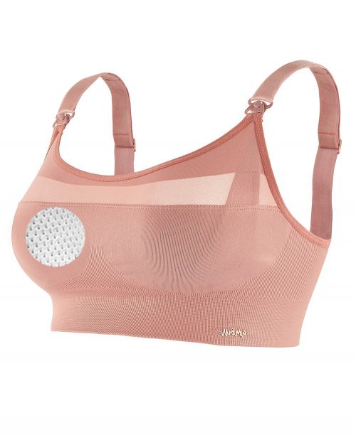 Brassière de sport pour maternité et allaitement WOMA ROSE