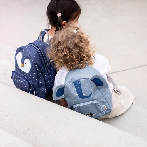 sac maternelle en coton revendeur officiel TRIXIE BABY pour enfant boutique pour enfant saint pierre ILE DE LA REUNION rentrée des classes écoles livraison 974 MRS ELEPHANT