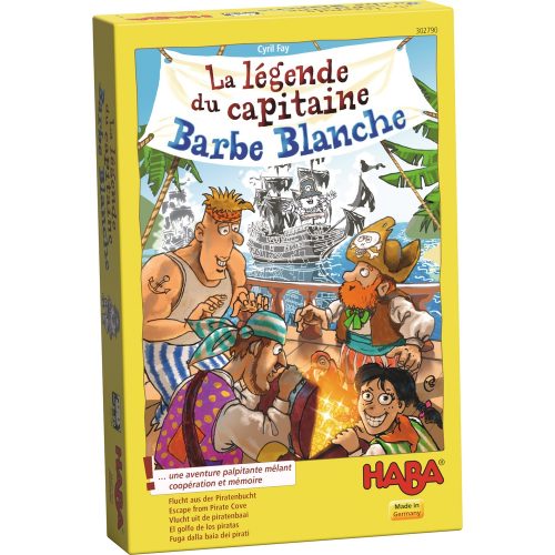 La légende du capitaine Barbe Blanche JEU COOPÉRATIF jeu de société pour enfant magasin de jouet saint pierre ile de la reunion livraison