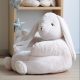 fauteuil pouf lapin beige en forme d'animaux magasin de décoration pour chambre d'enfant saint pierre ile de la réunion