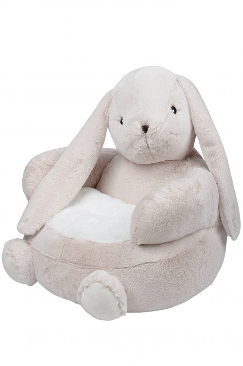 fauteuil pouf lapin beige en forme d'animaux magasin de décoration pour chambre d'enfant saint pierre ile de la réunion