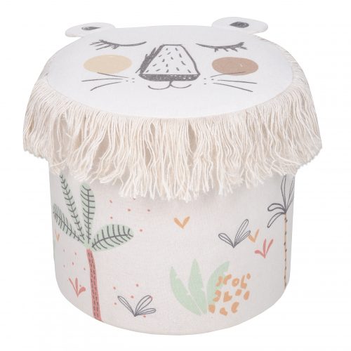 Pouf rond LION magasin de décoration enfant saint pierre ile de la réunion livraison réunion