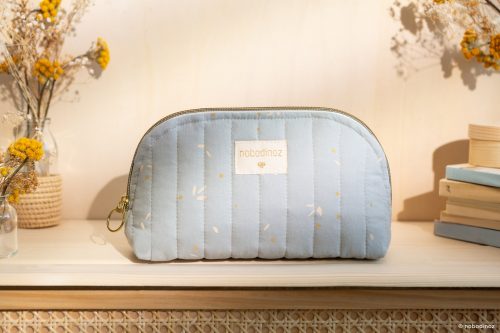 Petite Trousse de toilette HOLIDAY WILLOW SOFT BLUE nobodinoz reunion