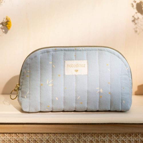 Petite Trousse de toilette HOLIDAY WILLOW SOFT BLUE nobodinoz reunion