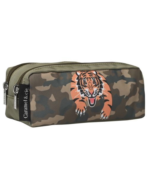 Trousse de qualité pour enfant boutique pour enfant saint pierre ILE DE LA REUNION rentrée des classes écoles livraison 974 caramel et Cie LE ROI TIGRE