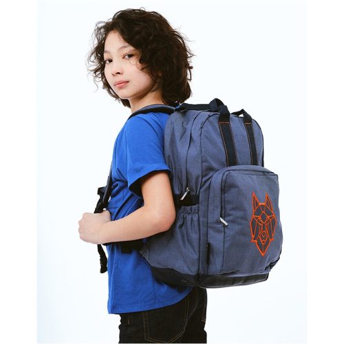 Sac à dos L LOUP BLEU collège Rentrée des classes primaire boutique pour enfant saint pierre 97410 ILE DE LA REUNION rentrée des classes écoles livraison 974 caramel et Cie