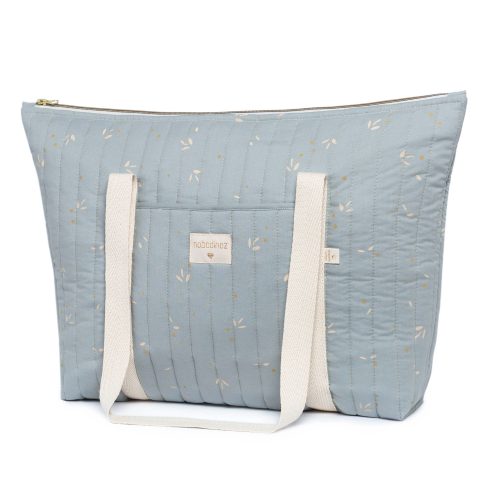 Sac à langer Paris WILLOW SOFT BLUE revendeur officiel nobodinoz saint pierre ile de la reunion livraison garantie sur toute l'île