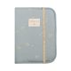 revendeur nobodinoz ile de la reunion Protège carnet de santé en coton bio WILLOW SOFT BLUE