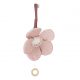 Mobile peluche musical FLEURS DUSTY ROSE