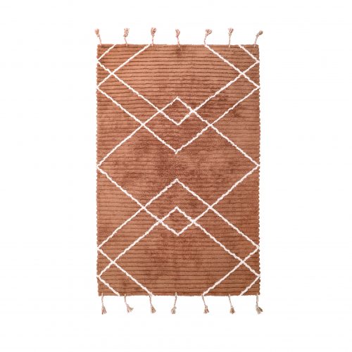 Tapis rectangle en coton TOFFEE