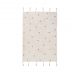 Tapis rectangle en coton POIS ROSE