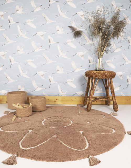 Tapis rond en coton BOHÉME