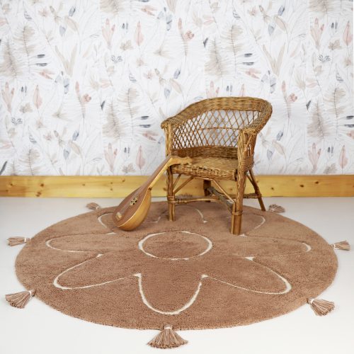 Tapis rond en coton BOHÉME