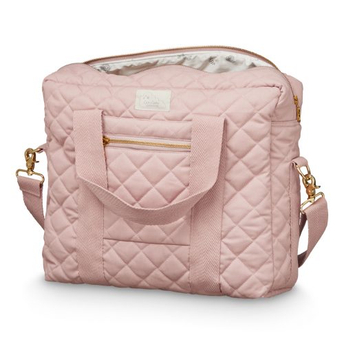 Sac à langer en coton bio ROSE