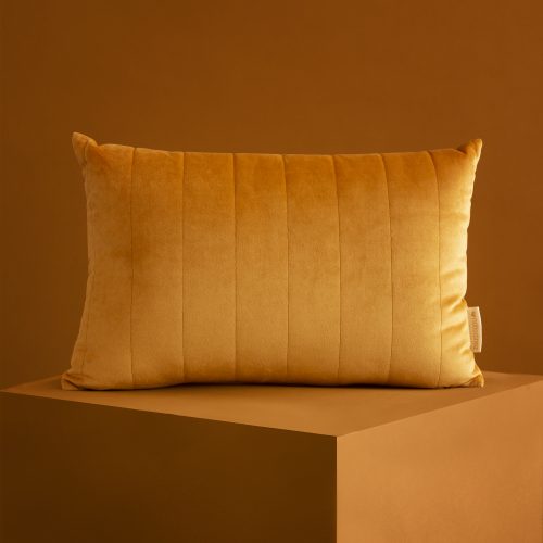 Coussin AKAMBA VELVET FARNIENTE YELLOW