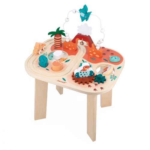 Table d'activité DINO en bois jeu éveil bébé revendeur officiel JANOD magasin de jouets en bois ST PIERRE 97410 livraison la Réunion 974