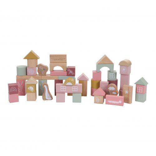 Tonneau de blocs en bois ROSE NEW