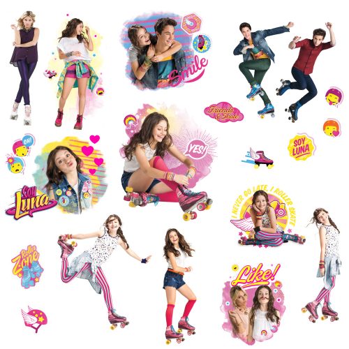 Stickers repositionnables SOY LUNA déco murale chambre d'enfant SOLDES IL ETAIT UNE FOIS magasin de mobiliers et décos pour chambre d'enfants à st pierre 97410 livraison la réunion 974