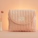 Grande Trousse de toilette velours SAVANNA BLOOM PINK