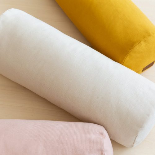 Coussin en coton bio SINBAD FARNIENTE YELLOW