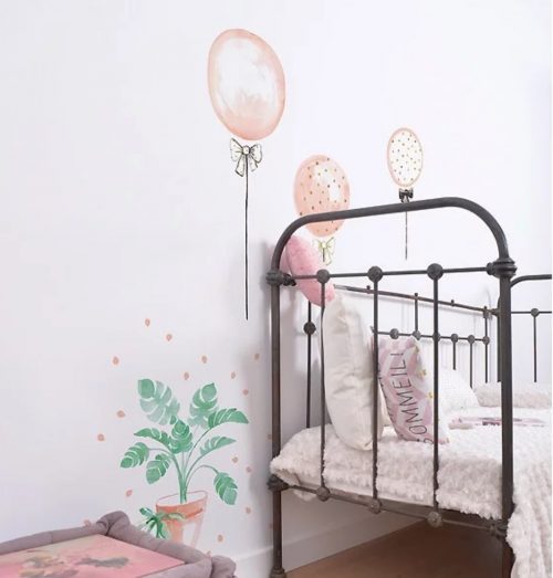 Stickers muraux pour chambre d'enfant plantes et fleurs