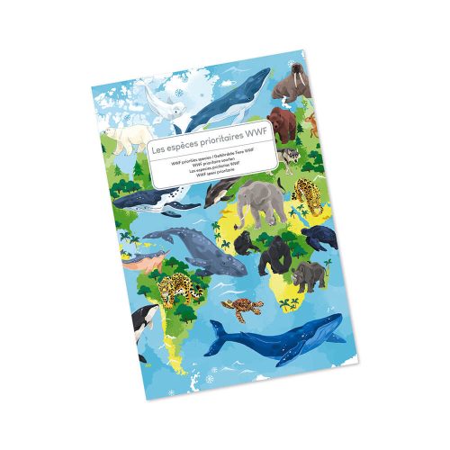 Puzzle éducatif espèces prioritaires WWF revendeur officiel JANOD magasin de jouets en bois à st pierre 97410 livraison ile de la Réunion 974