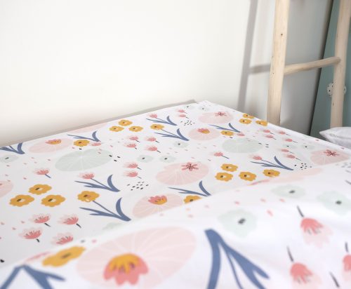 Drap housse pour matelas 90×190 et 90×200 pour fille magasin ameublement pour enfant saint pierre réunion livraison