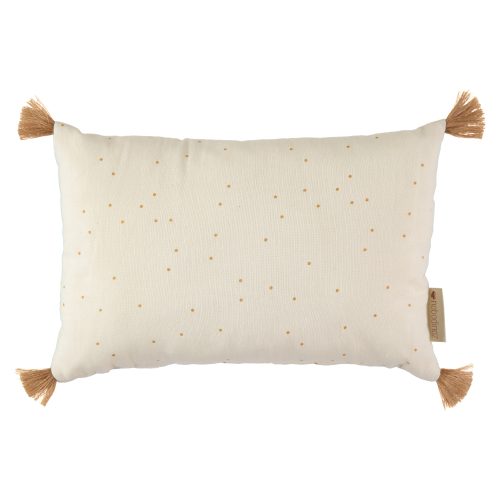 Coussin SUBLIM HONEY SWEET DOTS NATURAL décoration chambre bébé et enfant nobodinoz reunion