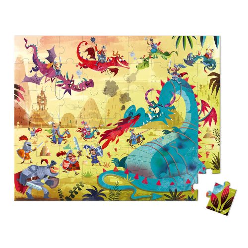 Puzzles 54 pièces DRAGONS REVENDEUR OFFICIEL JANOD ile de la reunion