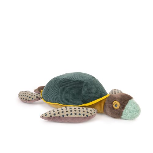 Peluche grande TORTUE TOUT AUTOUR DU MONDE revendeur moulin roty saint pierre reunion 974