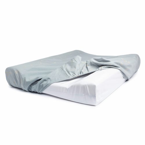 Matelas à langer en coton bio WILLOW SOFT BLUE nobodinoz reunion saint pierre livraison sur toute l'ile 974