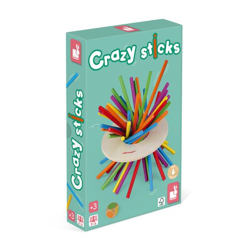 CRAZY STICKS en bois JEU D'ADRESSE revendeur janod reunion