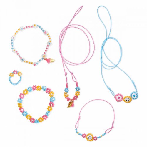 6 Bijoux Fleurs en Perles à Créer Loisirs créatifs enfant DIY idée cadeau anniversaire revendeur officiel JANOD magasin de jouets en bois à st pierre 97410 livraison ile de la Réunion 974