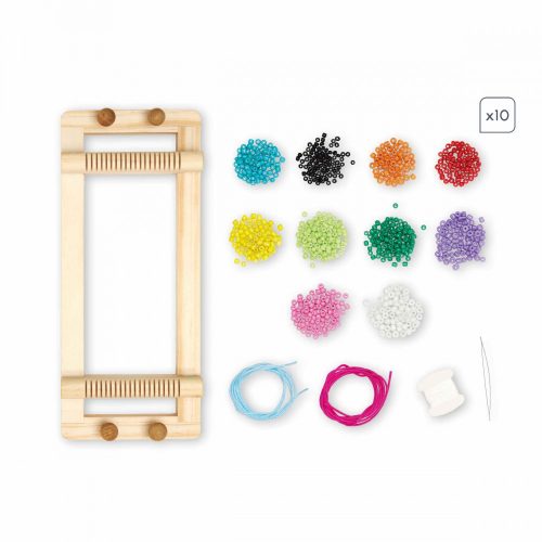 13 Bijoux Pop en Perles et un Métier à Tisser Loisirs créatifs enfant DIY idée cadeau anniversaire revendeur officiel JANOD magasin de jouets en bois à st pierre 97410 livraison ile de la Réunion 974