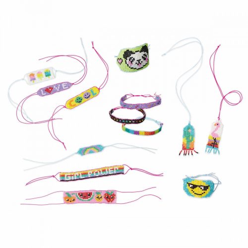 13 Bijoux Pop en Perles et un Métier à Tisser Loisirs créatifs enfant DIY idée cadeau anniversaire revendeur officiel JANOD magasin de jouets en bois à st pierre 97410 livraison ile de la Réunion 974