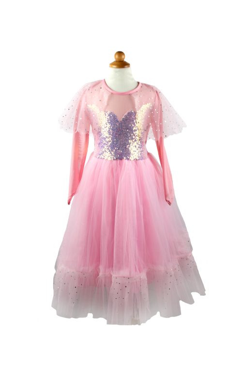 Robe Princesse rose à paillettes déguisement enfant magasin de jouet enfant déguisement enfant saint pierre ile de le Reunion 974 97410