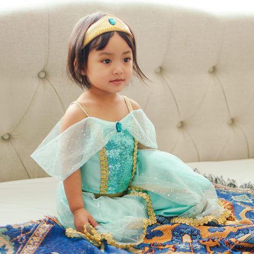 Robe deluxe princesse jasmine aladdin déguisement enfant magasin de jouet enfant déguisement enfant saint pierre ile de le Reunion 974 97410