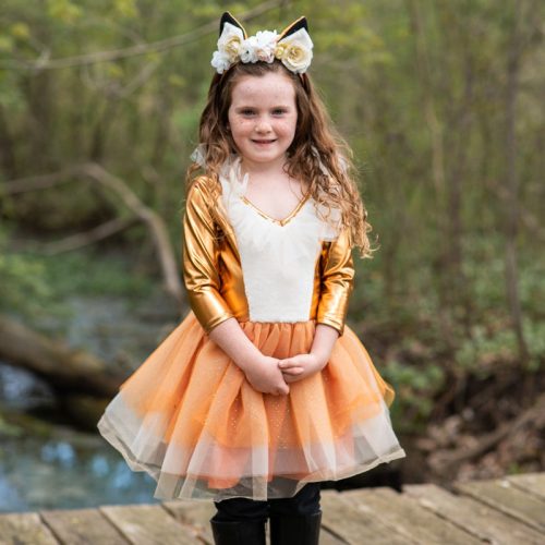 Robe avec coiffe RENARD déguisement pour enfant magasin de jouets st pierre reunion 974 97410