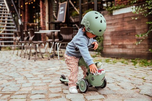 Porteur évolutif trottinette enfant lignes vertes SCOOT AND RIDE magasin de jouet à st pierre 97410 livraison la Reunion 974