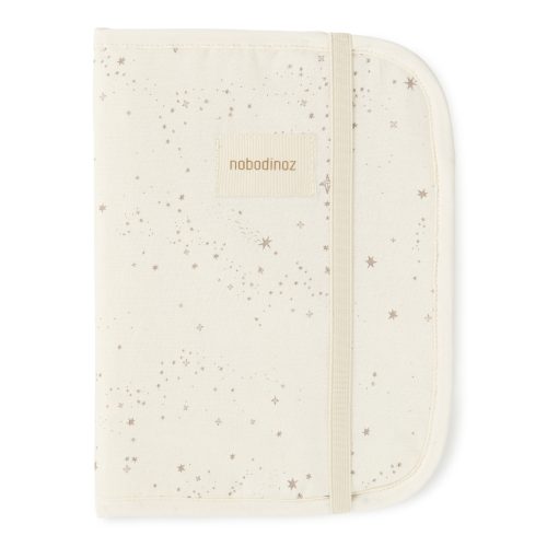 Protège carnet de santé natural milky way STORIES revendeur officiel NOBODINOZ magasin de décoration coton bio st pierre 97410 livraison LA REUNION 974