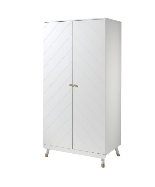 ARMOIRE STAR Blanc Satin pour chambre bébé et enfant et ado magasin meuble saint pierre réunion 974