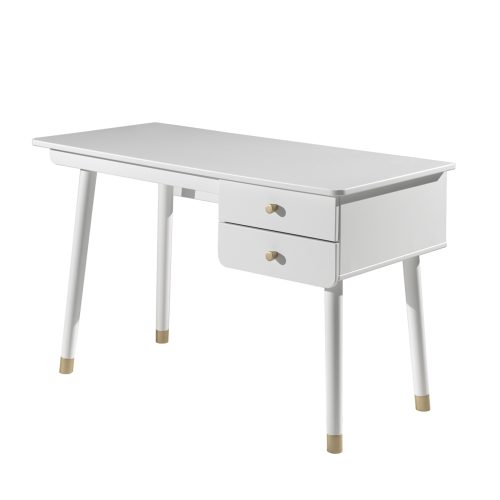 BUREAU STAR Blanc Satin pour chambre bébé et enfant et ado magasin meuble saint pierre réunion 974