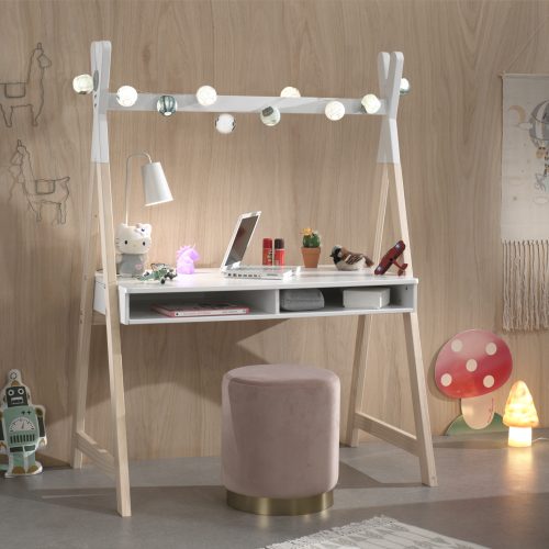 BUREAU en forme de tipi pour chambre bébé et enfant et ado magasin meuble saint pierre réunion 974