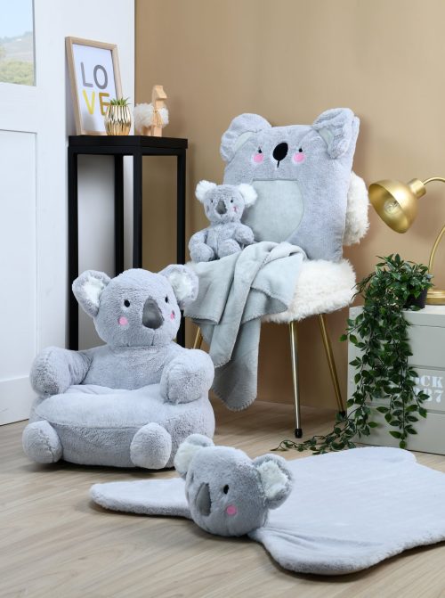 Pouf animaux pour chambre d'enfant magasin de déco enfant et bébé saint pierre reunion livraison réunion 974 KOALA