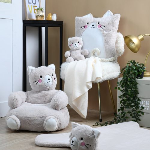 Pouf animaux pour chambre d'enfant magasin de déco enfant et bébé saint pierre reunion livraison reunion 974 chat