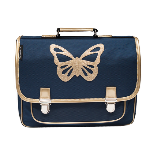 cartable 38cm PAPILLON BLEU Rentrée des classes primaire boutique pour enfant saint pierre 97410 ILE DE LA REUNION rentrée des classes écoles livraison 974 caramel et Cie