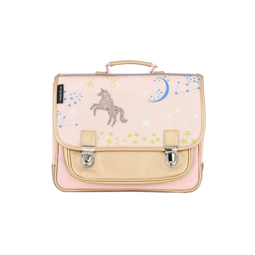 Cartable Caramel & Cie moyen modèle pour école primaire magasin pour enfant rentrée des classes ILE DE LA REUNION 974 LICORNE ROSE